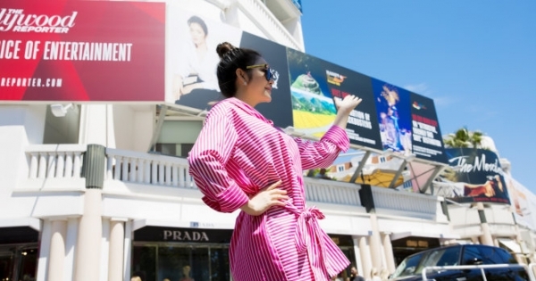 Hình Lý Nhã Kỳ trên Pano ở Cannes: Làm việc tốt mà vẫn bị chê trách