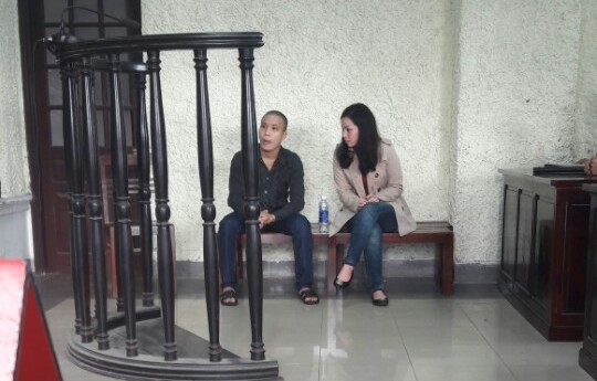 V&acirc;n v&agrave; Việt Anh trong phi&ecirc;n t&ograve;a.