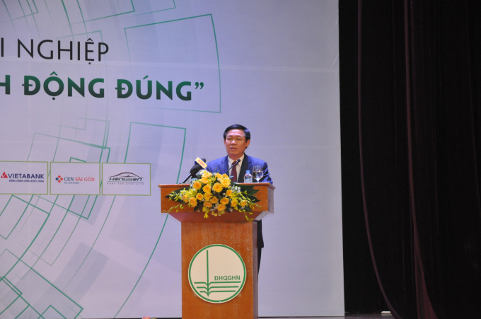 Ph&oacute; thủ tướng Vương Đ&igrave;nh Huệ khẳng định, Ch&iacute;nh phủ sẽ đồng h&agrave;nh để th&uacute;c đẩy khởi nghiệp s&aacute;ng tạo trong thanh ni&ecirc;n Việt Nam.