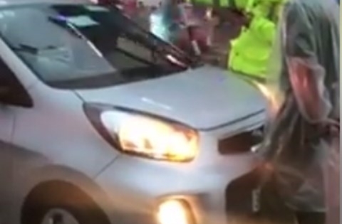 Hà Nội: Xác định được danh tính tài xế lái xe taxi cản trở đoàn xe ưu tiên