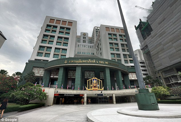Bệnh viện&nbsp;Phramongkutklao - nơi xảy ra vụ nổ bom.
