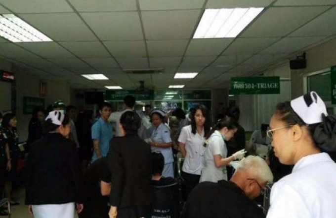 Những người bị thương đều l&agrave; người cao tuổi v&agrave; đ&atilde; được đưa tới ph&ograve;ng cấp cứu để điều trị.