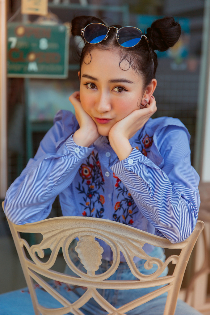 &Aacute; hậu H&agrave; Thu diện street style s&agrave;nh điệu đầy &ldquo;nổi loạn&rdquo;