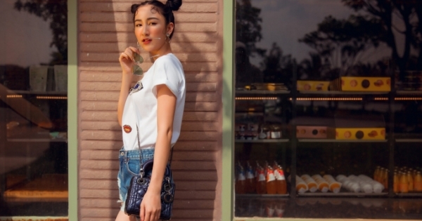 Á hậu Hà Thu diện street style sành điệu đầy “nổi loạn”