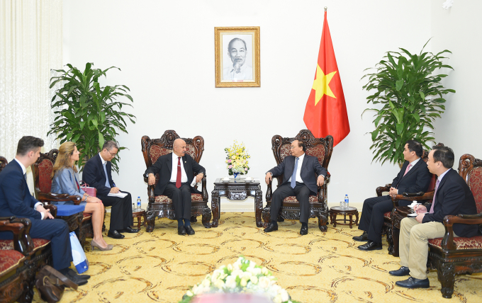 Thủ tướng Nguyễn Xu&acirc;n Ph&uacute;c tiếp Tổng gi&aacute;m đốc OFID