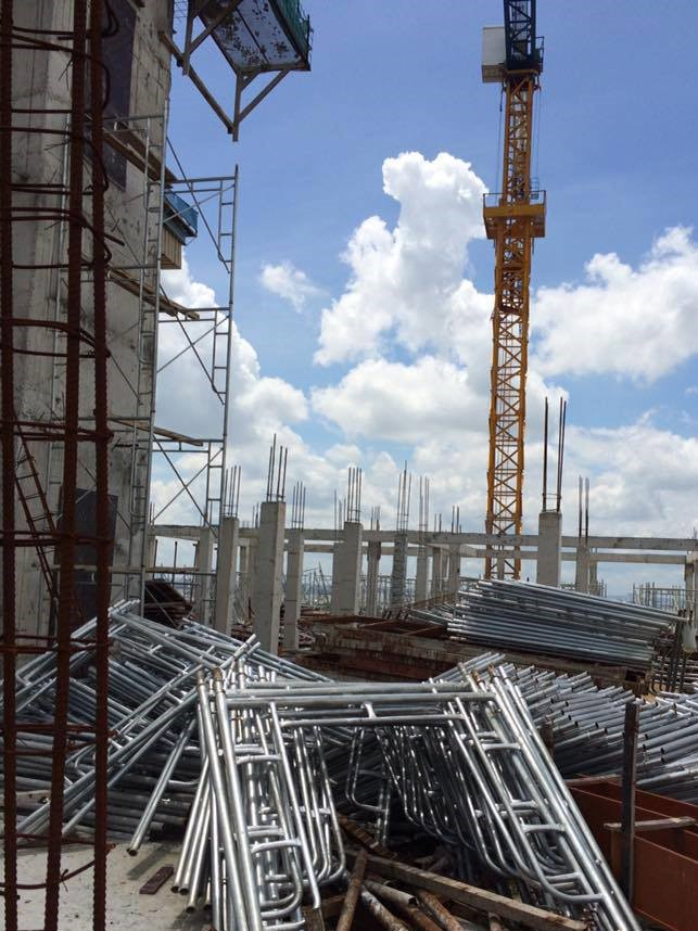 Hiện trạng sai phạm x&acirc;y sai ph&eacute;p tại dự &aacute;n T&acirc;n B&igrave;nh Apartment.