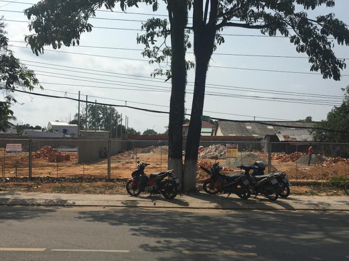 Khu đất xảy ra tranh chấp.