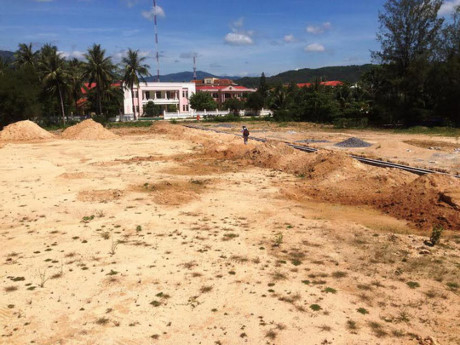 Khu đ&ocirc; thị mới Bắc Lục Khẩu nằm trước mặt C&ocirc;ng an thị x&atilde; S&ocirc;ng Cầu, tỉnh Ph&uacute; Y&ecirc;n