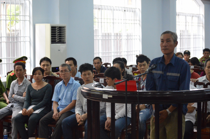 C&aacute;c bị c&aacute;o tại phi&ecirc;n sơ thẩm.