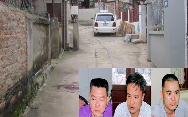 3 đối tượng g&acirc;y &aacute;n (ảnh nhỏ) v&agrave; hiện trường xảy ra vụ truy s&aacute;t. (Ảnh: b&aacute;o C&ocirc;ng l&yacute;)