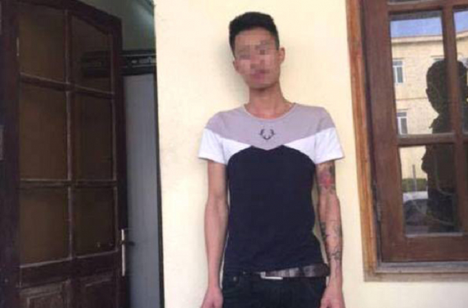 Đối tượng Ph&oacute; Văn Nguy&ecirc;n tại cơ quan C&ocirc;ng an.