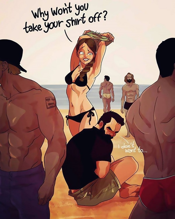 Cộng đồng mạng truy t&igrave;m ch&agrave;ng trai designer vẽ bộ tranh về vợ si&ecirc;u đ&aacute;ng y&ecirc;u