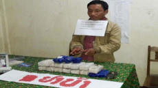 Đối tượng Thạo Thay V&agrave;ng bị bắt giữ c&ugrave;ng tang vật 30.000 vi&ecirc;n ma t&uacute;y