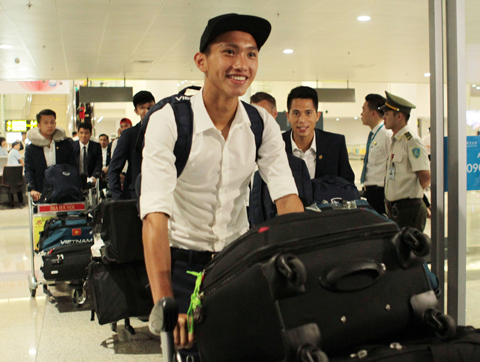 U20 Việt Nam về nước trong sự ch&agrave;o đ&oacute;n nồng nhiệt