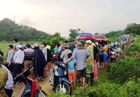 Hiện trường nơi ph&aacute;t hiện thi thể &ocirc;ng S.