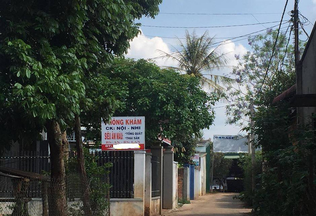 Ph&ograve;ng kh&aacute;m bệnh nơi xảy ra sự cố