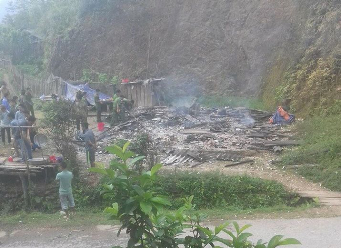 Hiện trường vụ thảm s&aacute;t l&agrave;m 4 người tử vong.