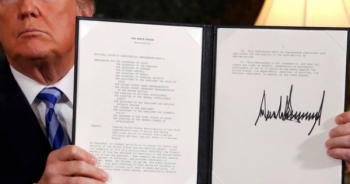 Ông Trump tuyên bố Mỹ rút khỏi thỏa thuận hạt nhân Iran