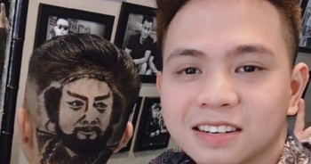 Chàng trai "xứ Nhút" Nghệ An với tài khắc họa chân dung lên tóc