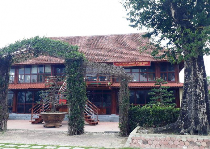 Ng&ocirc;i nh&agrave; bảo t&agrave;ng được l&agrave;m bằng gỗ.