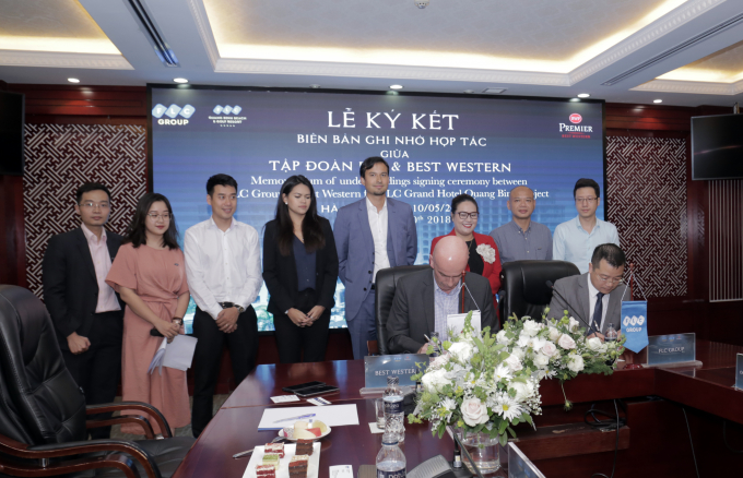 &nbsp;Lễ k&yacute; kết Bi&ecirc;n bản Ghi nhớ giữa Tập đo&agrave;n FLC v&agrave; Best Western