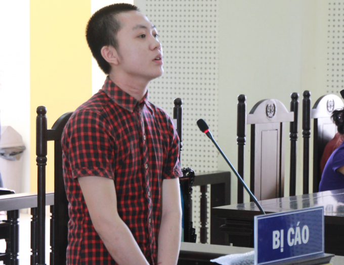 Phạm Văn Q&uacute;y tại phi&ecirc;n x&eacute;t xử ng&agrave;y 11/5.