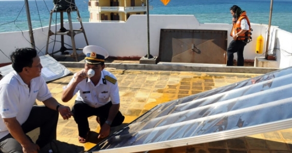 Biến nước mặn thành nước ngọt ở Trường Sa