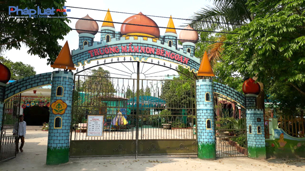 Trường Mần non B&eacute; Ngoan nu&ocirc;i ch&oacute; đẻ dẫn đến một trẻ 3 tuổi bị cắn nhập viện. (Ảnh: Anh Thắng)