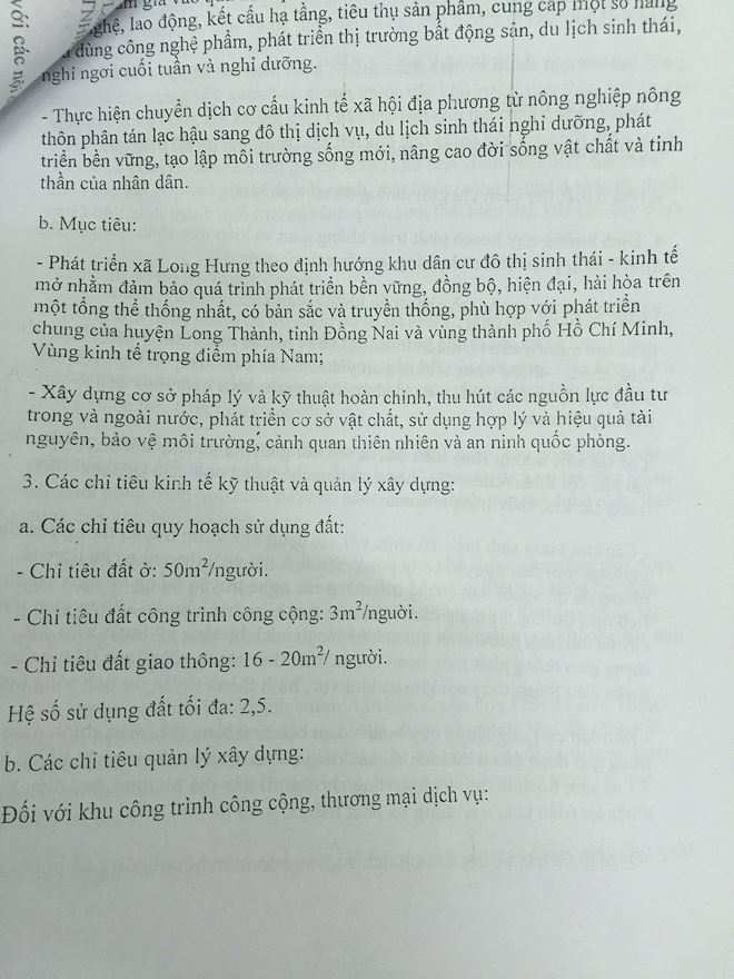 Theo một quyết định của Đồng Nai năm 2007 (vẫn l&agrave; &ocirc;ng Đinh Quốc Th&aacute;i k&yacute;), những lợi &iacute;ch người d&acirc;n Long Hưng được hưởng sẽ rất hay ho, nhưng thực tế hiện nay lại rất tồi tệ.