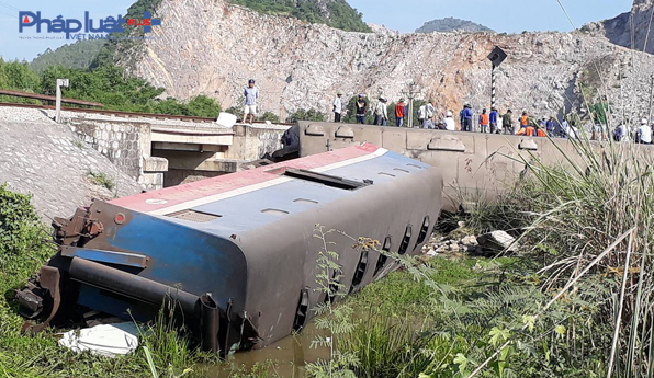 Hiện trường vụ tai nạn.