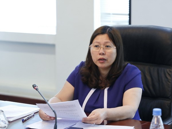 Thứ trưởng Bộ T&agrave;i nguy&ecirc;n v&agrave; M&ocirc;i trường Nguyễn Thị Phương Hoa.