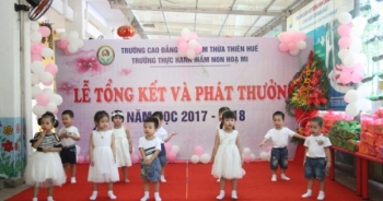 Huế: Trường Mầm non Họa Mi tổ chức Lễ tổng kết năm học 2017-2018