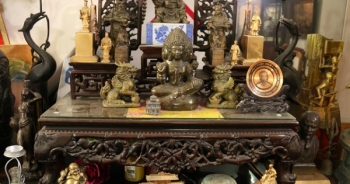 Chiêm ngưỡng "kho báu" tượng đồng của nghệ nhân Hà Nội