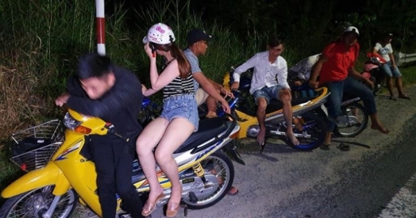 Công an tỉnh Kiên Giang truy bắt hàng trăm quái xế đua xe trong đêm