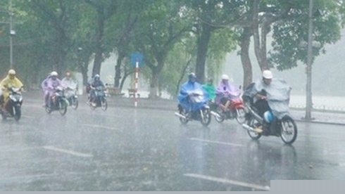 Thời tiết ngày và đêm 3/5: Hà Nội có mưa rào và dông