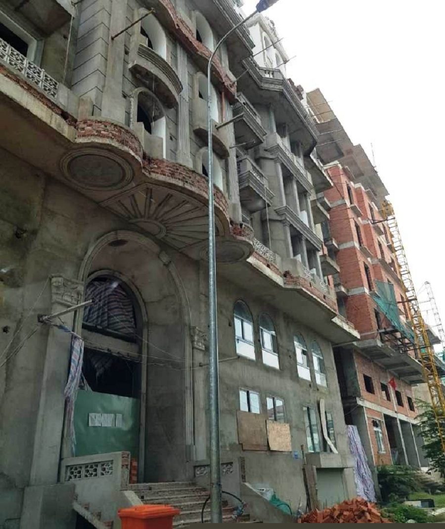 Một trong những công trình vi phạm tại Thảo Điền.