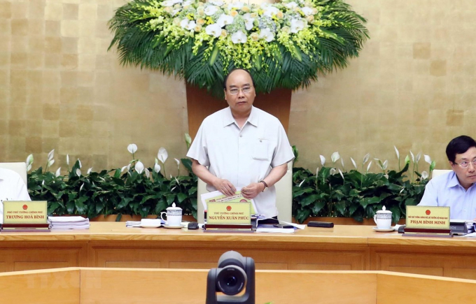 Thủ tướng Nguyễn Xuân Phúc phát biểu. (Ảnh: Thống Nhất/TTXVN)