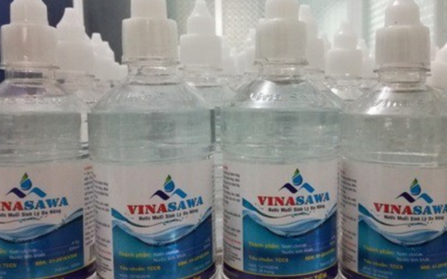 Đình chỉ lưu hành, thu hồi sản phẩm nước muối của Vinamask