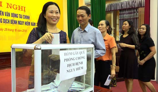 Hà Nội: Vận động tài chính, hỗ trợ phòng, chống dịch, bệnh nguy hiểm năm 2019