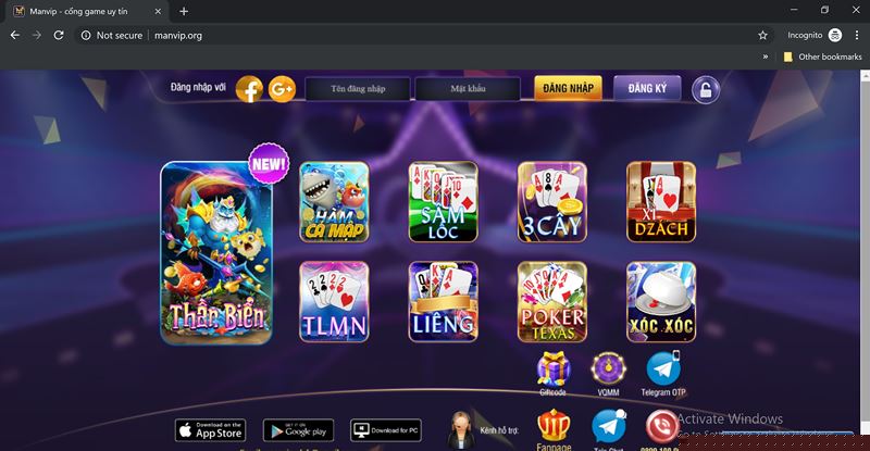 Nhan nhản sòng bạc online