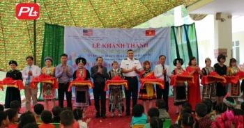 Hà Giang: Khánh thành công trình Trường Mầm non trị giá hơn 10 tỷ đồng do  Bộ Tư lệnh Thái Bình Dương tài trợ