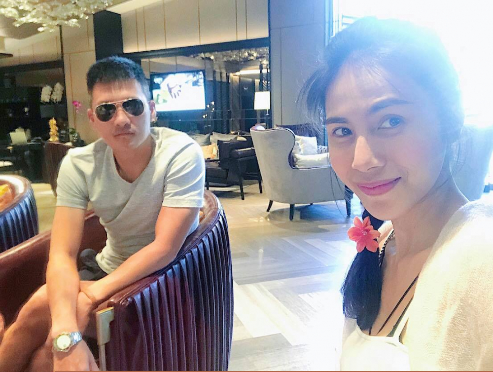 Bi che xau khi khoe anh di choi voi Thuy Tien, Cong Vinh dap tra cuc 'lay' hinh anh 2