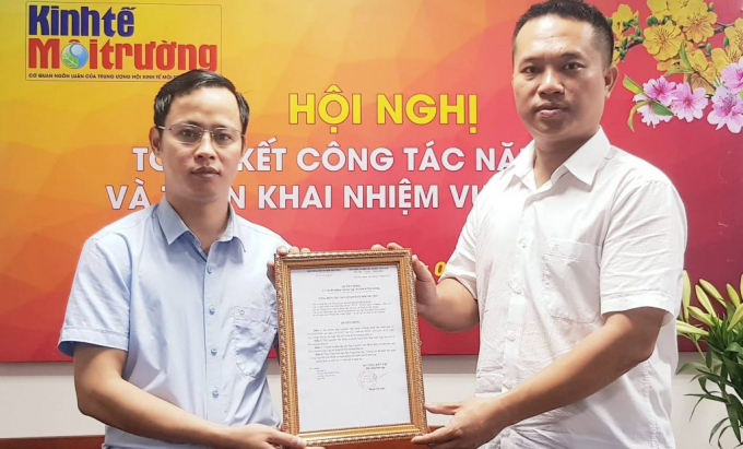 Nh&agrave; b&aacute;o Nguyễn Văn Minh được bổ nhiệm giữ chức Tổng Thư k&yacute; To&agrave; soạn tạp ch&iacute; Kinh tế M&ocirc;i trường.