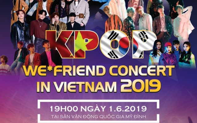 Dàn sao Hàn đổ bộ Đại nhạc hội We * Friend Concert in Vietnam 2019