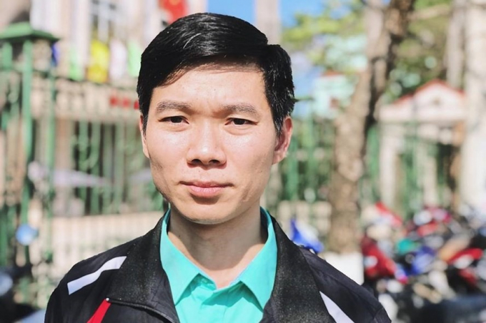 Bác sĩ Lương tại phiên tòa sơ thẩm.