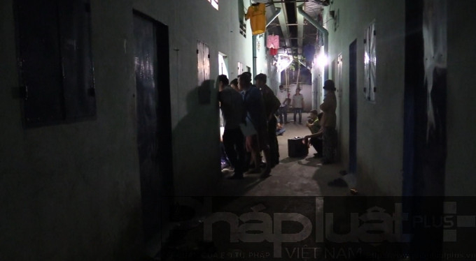 Khu vực phòng trọ nơi xảy ra sự việc.