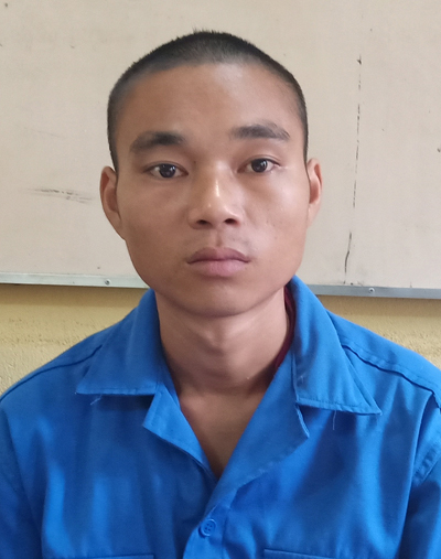 Đối tượng Thắng tại cơ quan c&ocirc;ng an. (Ảnh: C&ocirc;ng an HSP)