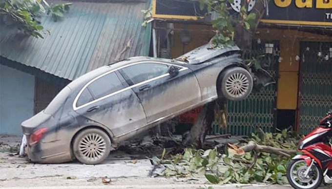 Hiện trường nơi xảy ra sự việc.