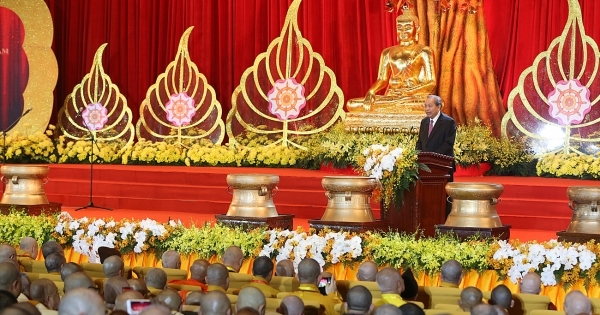 Tinh hoa tư tưởng Phật giáo đã kết nối bầu bạn khắp nơi hội tụ về Tam Chúc