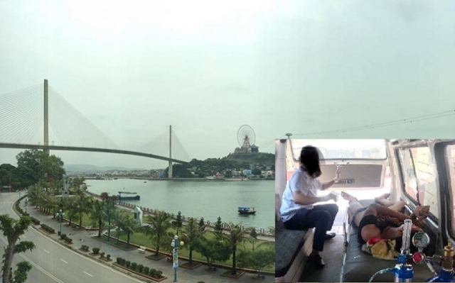 Quảng Ninh: Nam thanh niên nhập viện cấp cứu sau khi nhảy cầu Bãi Cháy